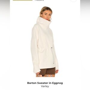 Varley Eggnog Cowl Neck Sweater